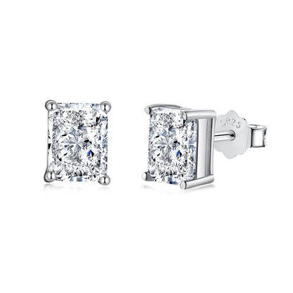 [LuckyStar]Radiant Luxurious Princess Cut Daily Earrings