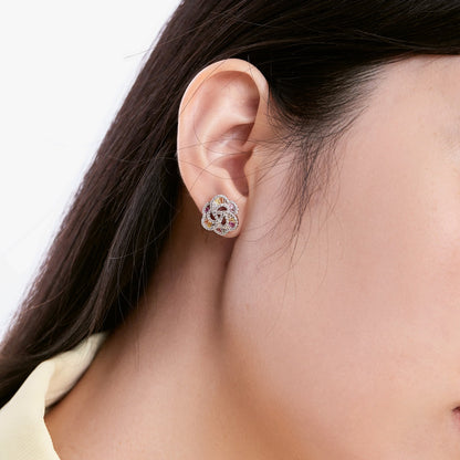 [LuckyStar]Exquisite Flower Shape Daily Earrings