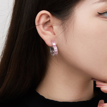 [LuckyStar]Radiant Heart Cutout Earrings