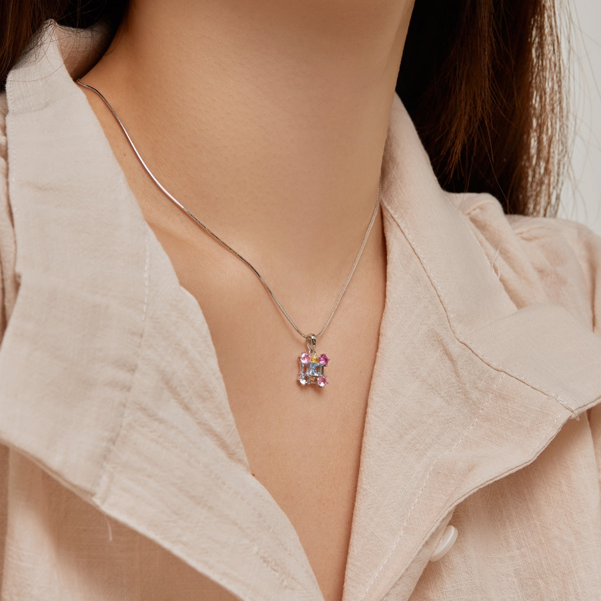 [LuckyStar]Gorgeous Multi Colorful Necklace