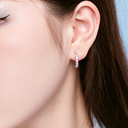 [LuckyStar]Radiant Colorful Round Cut Earrings