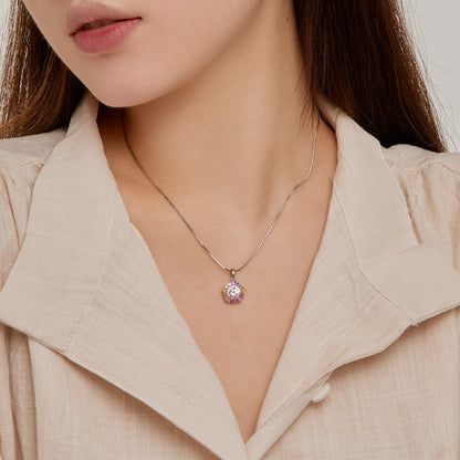 [LuckyStar]Charming Flower Colorful Necklace