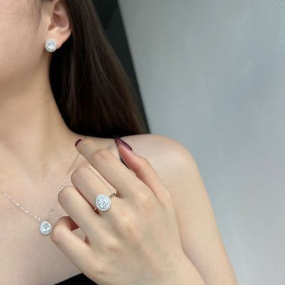 [LuckyStar]Delicate Gorgeous Pear Cut Daily Earrings