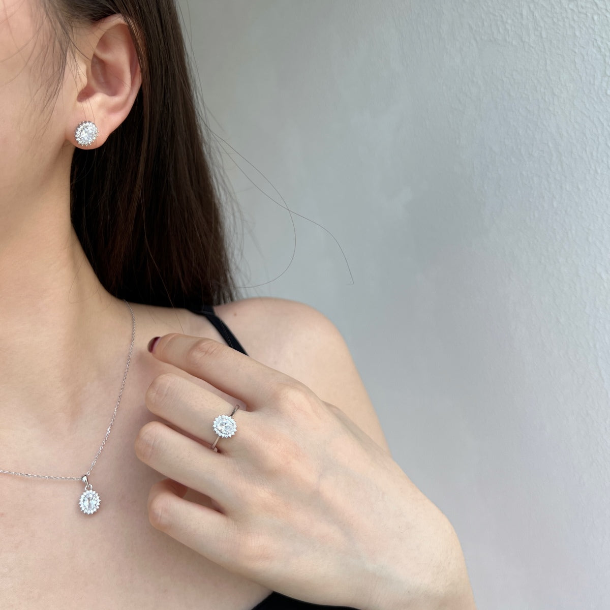 [LuckyStar]Delicate Radiant Oval Cut Daily Earrings