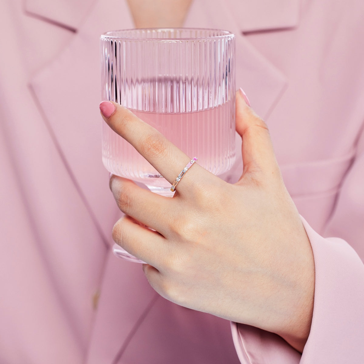 [LuckyStar]Lively In Shades Elegant Radiant Cut Daily Ring