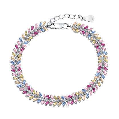 [LuckyStar]Dainty Radiant Emerald Cut Daily Bracelet
