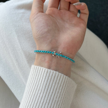 [LuckyStar]Dainty Charming Round Cut Tennis Bracelet