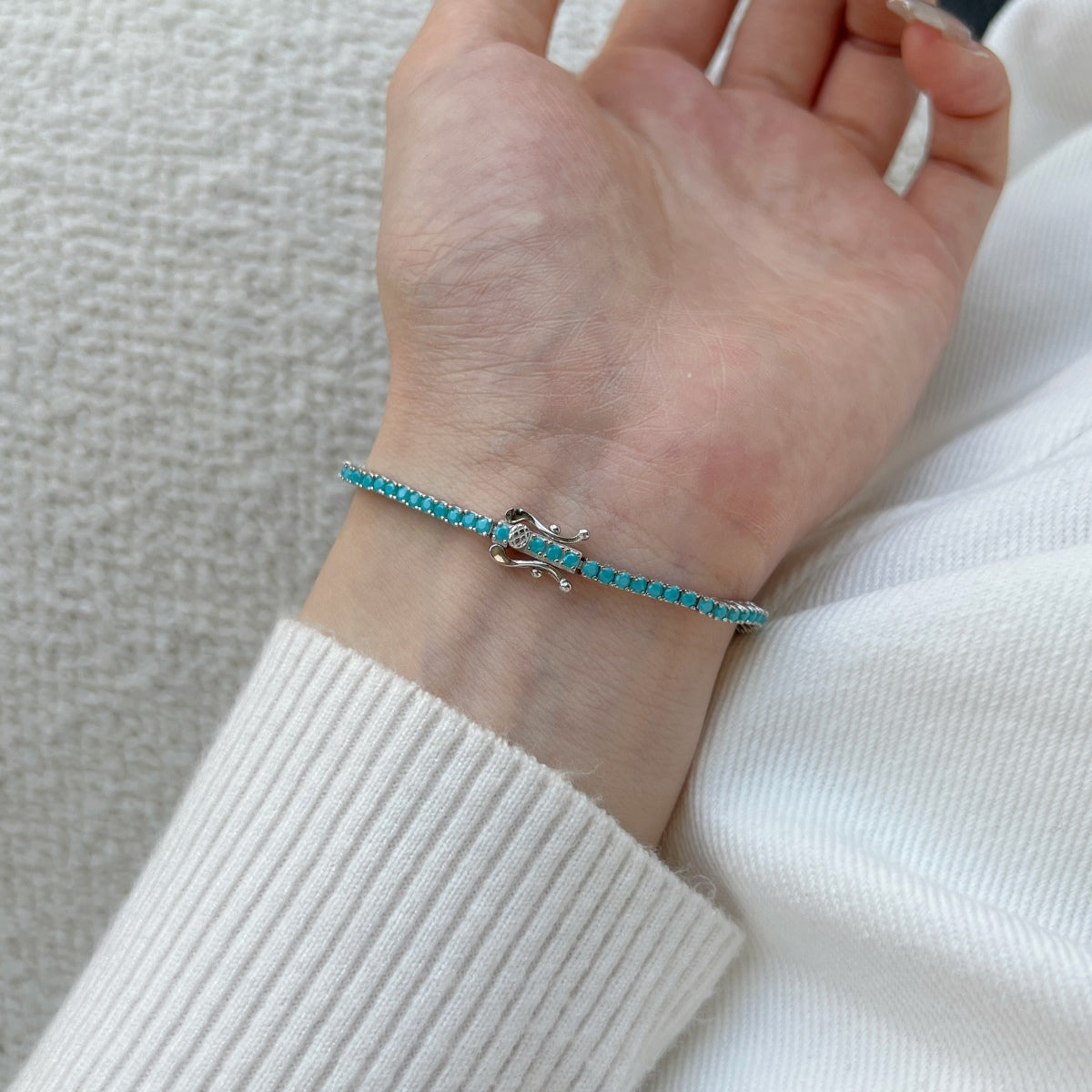 [LuckyStar]Dazzling Exquisite Round Cut Daily Bracelet
