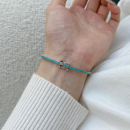 [LuckyStar]Dazzling Exquisite Round Cut Daily Bracelet
