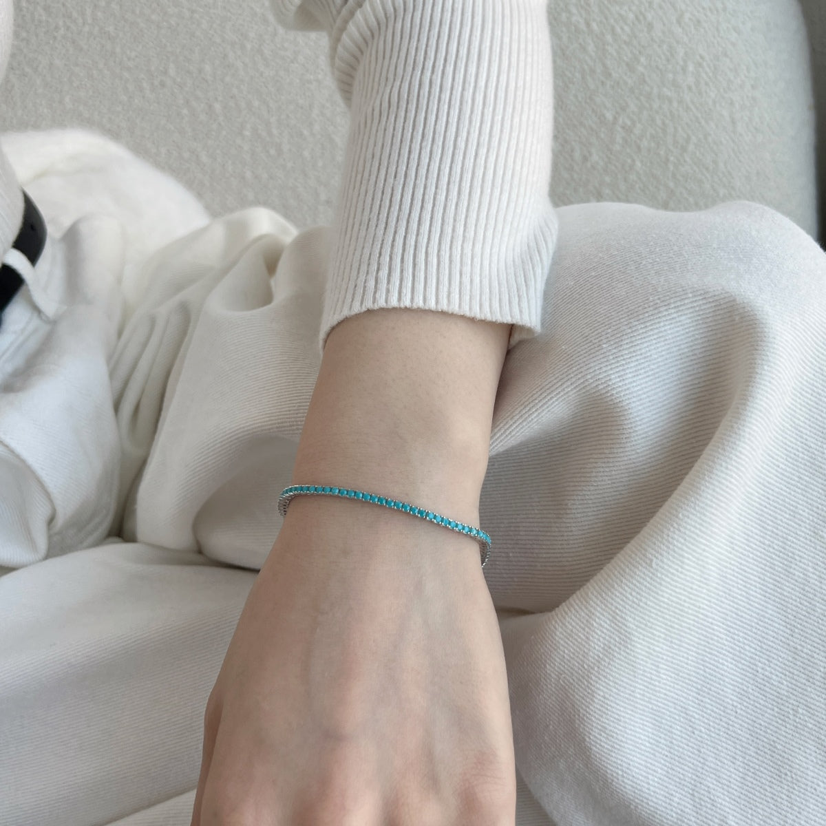 [LuckyStar]Dazzling Exquisite Round Cut Daily Bracelet