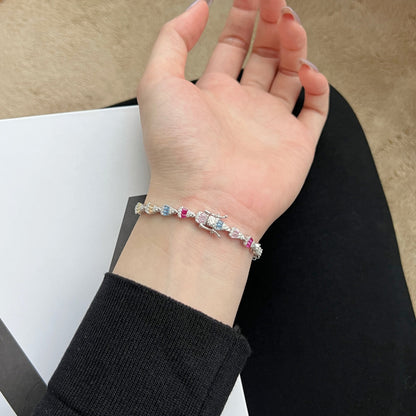 [LuckyStar]Radiant Water Drop Shape Daily Bracelet