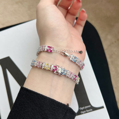 [LuckyStar]Delicate Colorful Multi Cut Party Bracelet