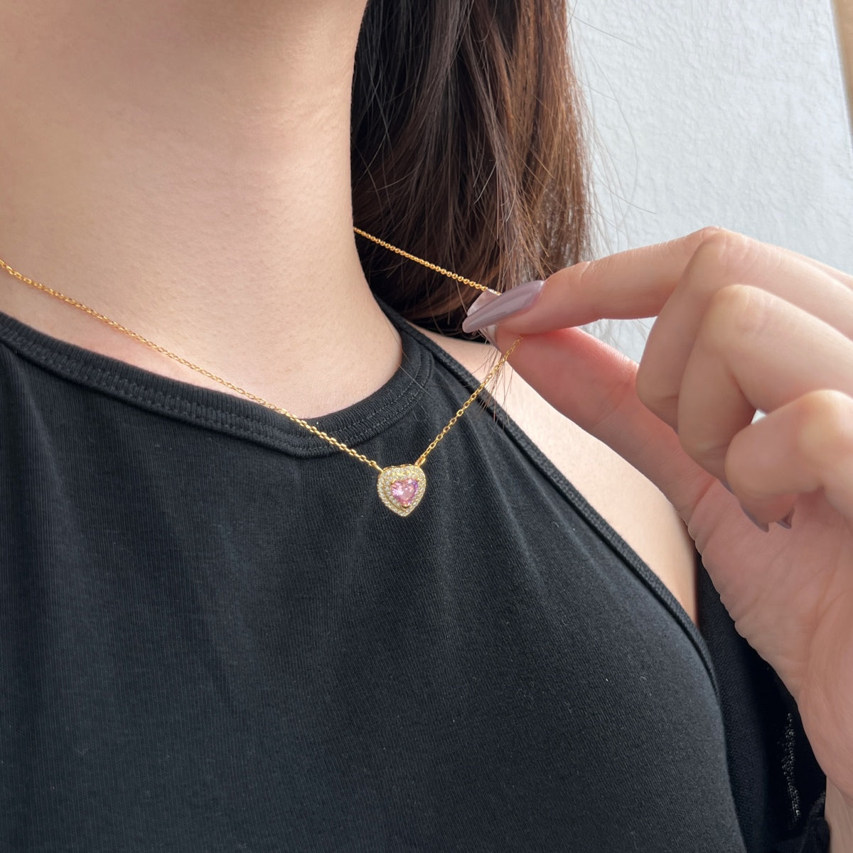 [LuckyStar]Exquisite Heart Shape Necklace
