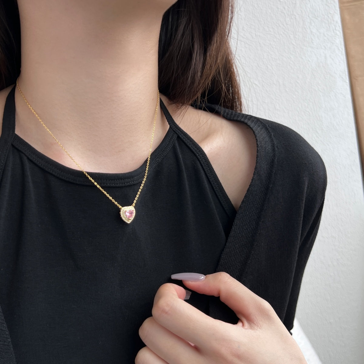 [LuckyStar]Exquisite Heart Shape Necklace
