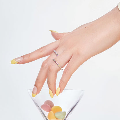 [LuckyStar]Dainty Ebullient Round Cut Daily Ring