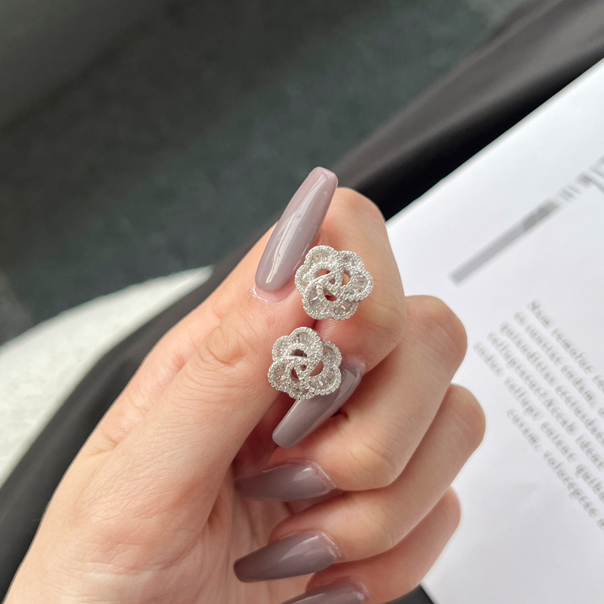[LuckyStar]Exquisite Flower Shape Daily Earrings