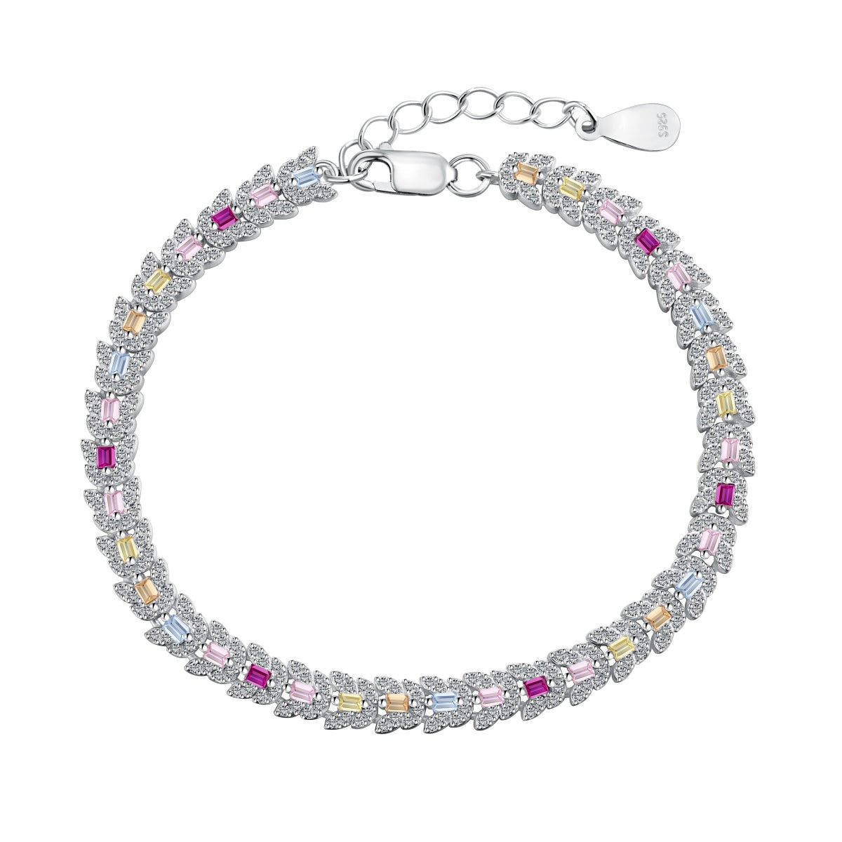 [LuckyStar]Delicate Colorful Multi Cut Daily Bracelet
