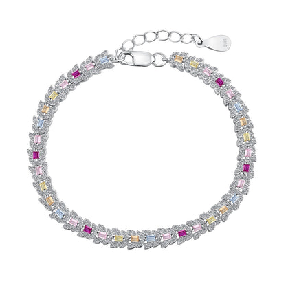 [LuckyStar]Delicate Colorful Multi Cut Daily Bracelet
