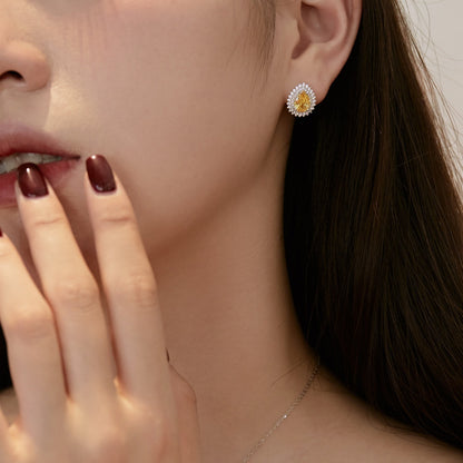[LuckyStar]Delicate Gorgeous Pear Cut Daily Earrings