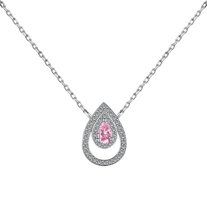 [LuckyStar]Sparkling Pear Cut Necklace