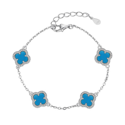 [LuckyStar]Four-Leaf Clover Exquisite Bracelet