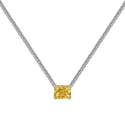 [LuckyStar]4.0 Carat Elegant Radiant Cut Necklace