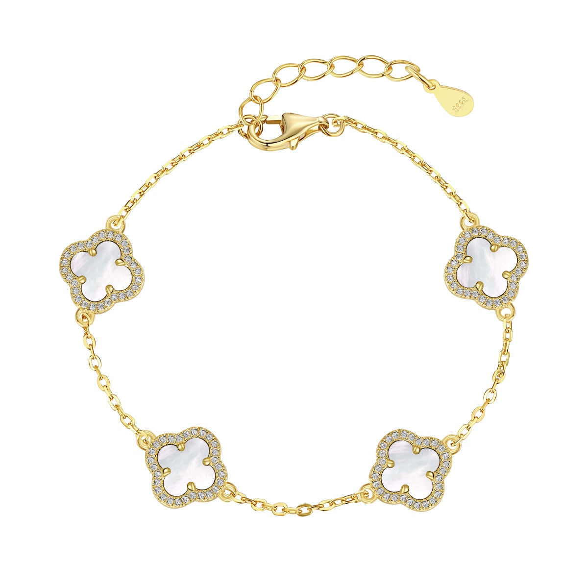 [LuckyStar]Four-Leaf Clover Exquisite Bracelet