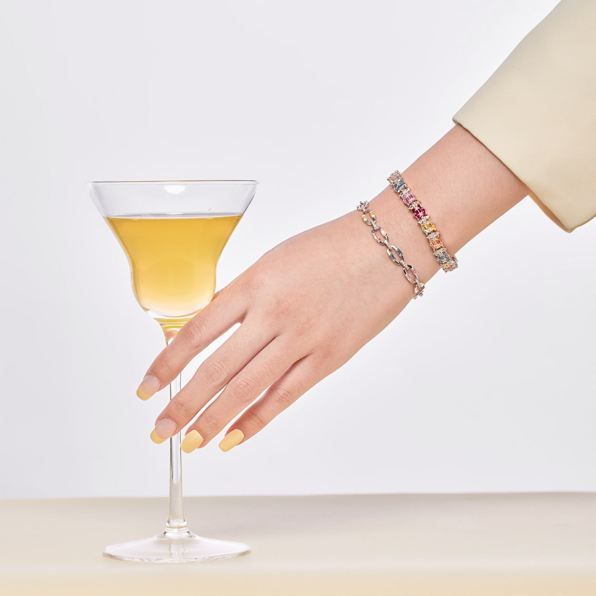 [LuckyStar]Delicate Colorful Multi Cut Party Bracelet