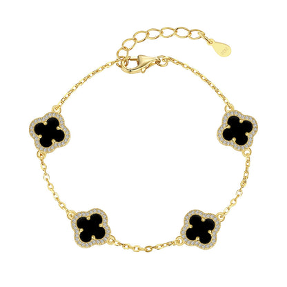 [LuckyStar]Four-Leaf Clover Exquisite Bracelet