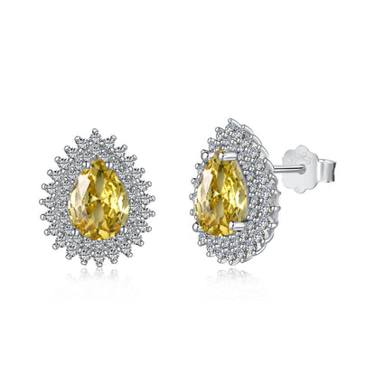 [LuckyStar]Delicate Gorgeous Pear Cut Daily Earrings