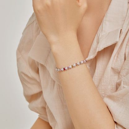 [LuckyStar]Radiant Colorful Round Shape Daily Bracelet