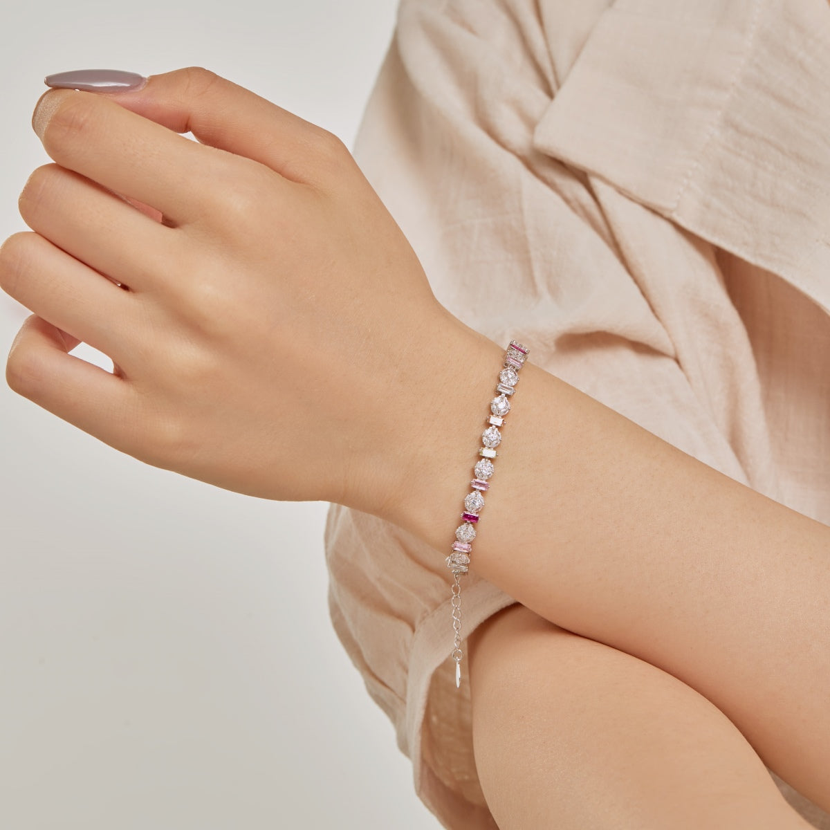 [LuckyStar]Radiant Colorful Round Shape Daily Bracelet