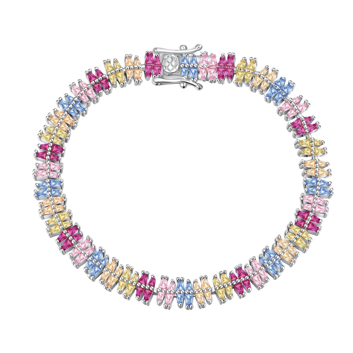 [LuckyStar]Sparkling Exquisite Multi Cut Party Bracelet