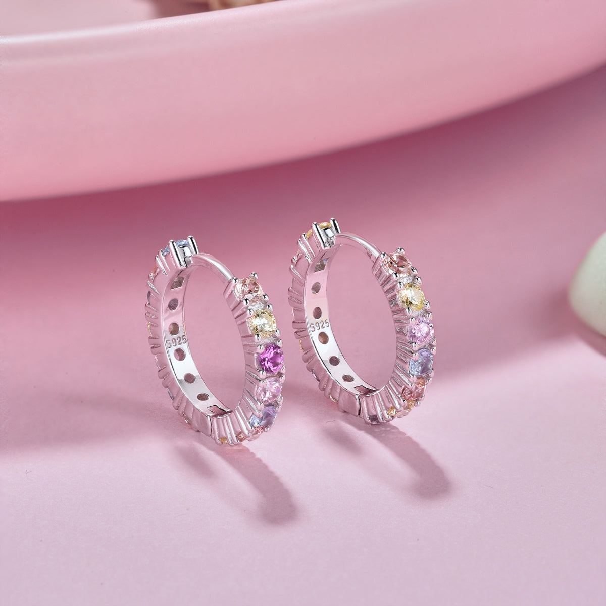 [LuckyStar]Radiant Colorful Round Cut Earrings
