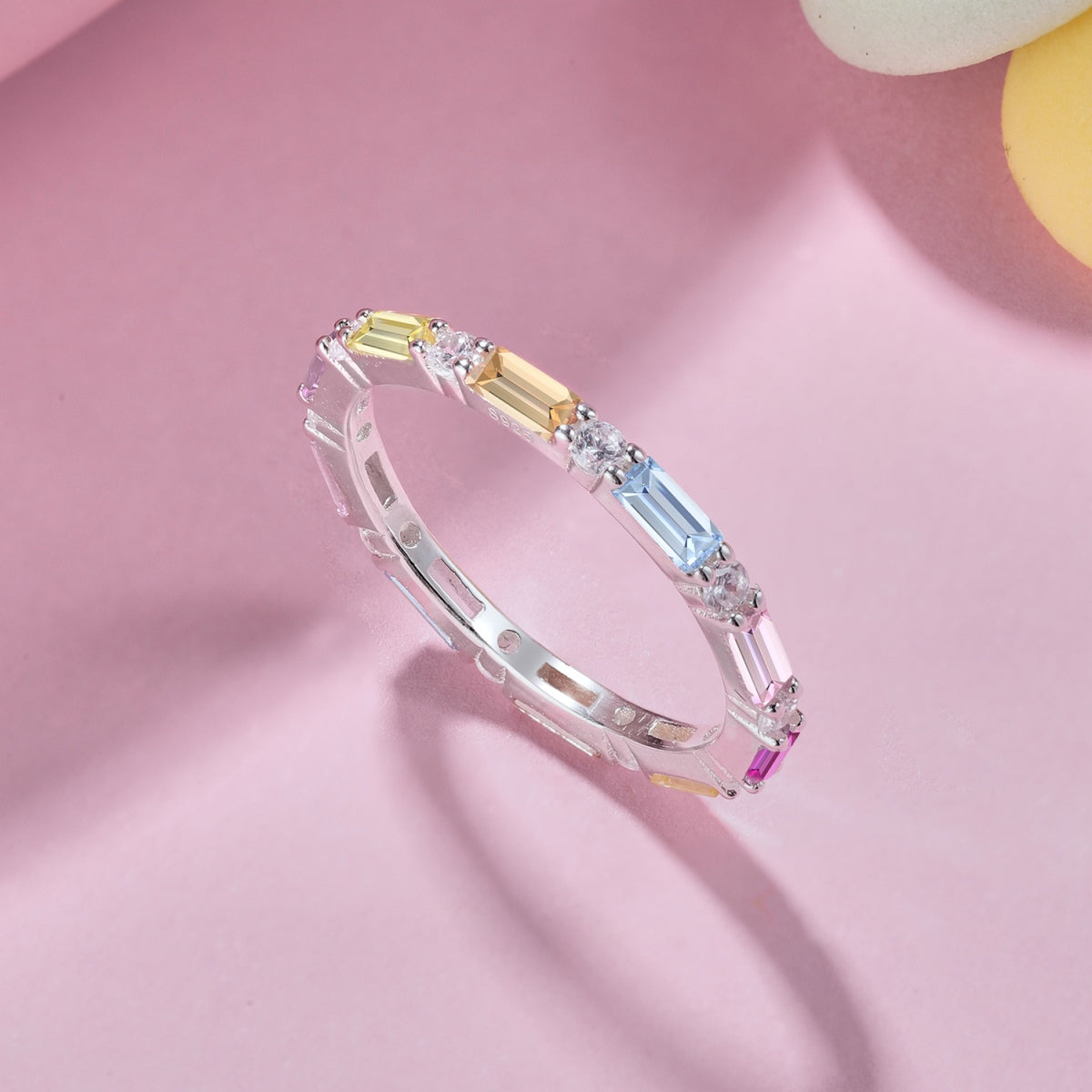 [LuckyStar]Lively In Shades Elegant Radiant Cut Daily Ring