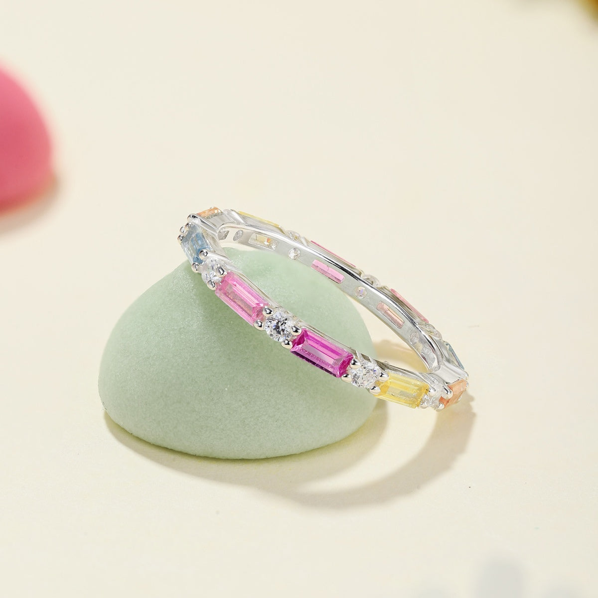 [LuckyStar]Lively In Shades Elegant Radiant Cut Daily Ring
