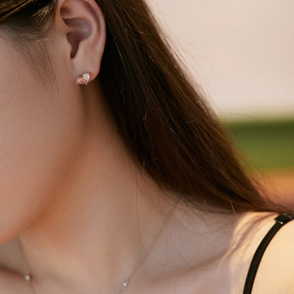 [LuckyStar]Dazzling Elegant Heart Cut Lover Earrings