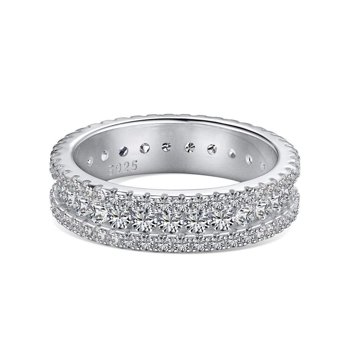 [LuckyStar]Delicate Colorful Round Cut Daily Ring