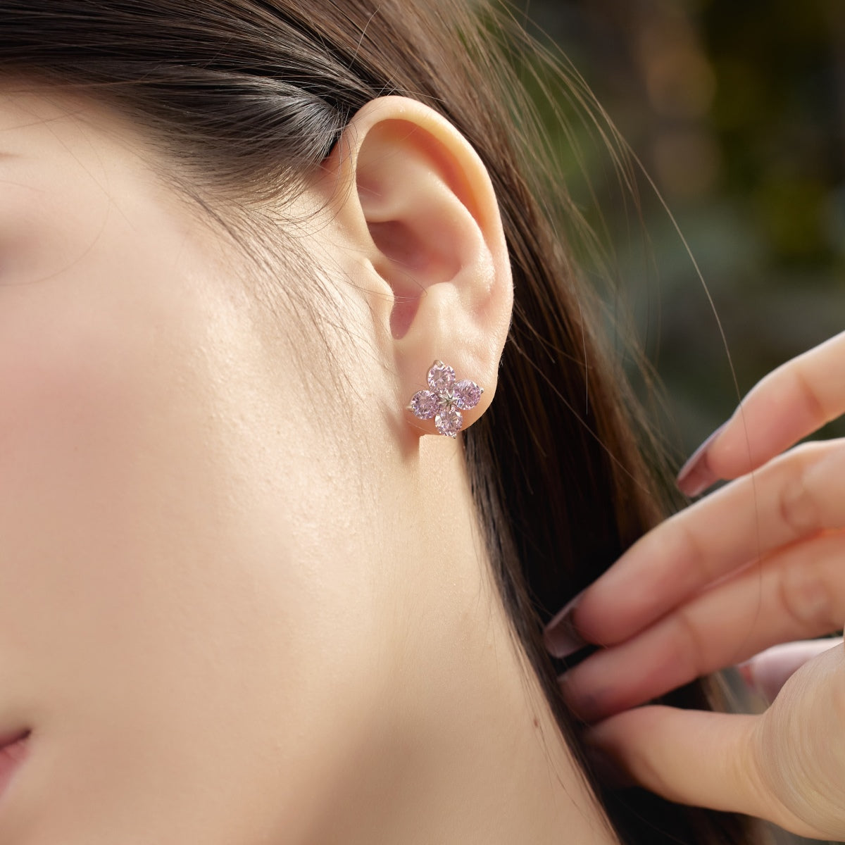 [LuckyStar]Four-Leaf Clover Eight-Pointed Star Earrings