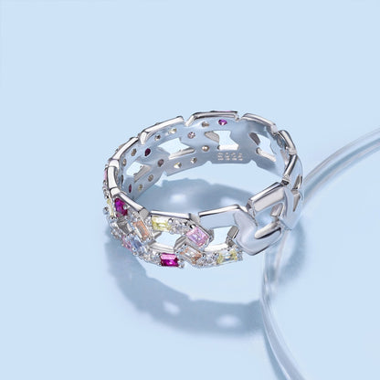 [LuckyStar]Sparkling Vibrant Emerald Cut Daily Ring