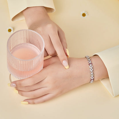 [LuckyStar]Dainty Exquisite Flower Shape Daily Bracelet