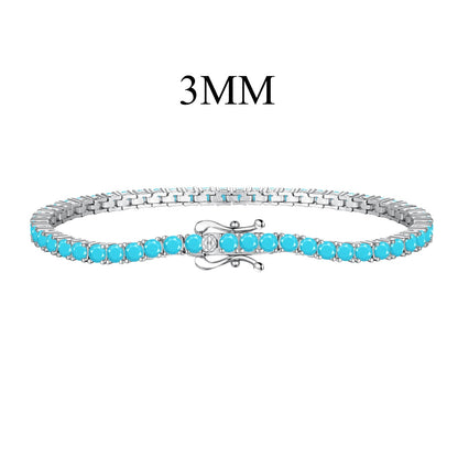 [LuckyStar]Dainty Charming Round Cut Tennis Bracelet