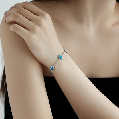 [LuckyStar]Four-Leaf Clover Exquisite Bracelet