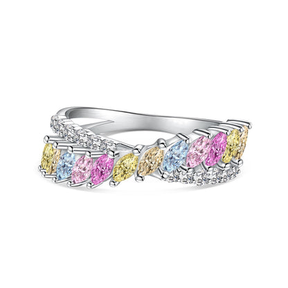 [LuckyStar]Unique Colorful Marquise Cut Daily Ring