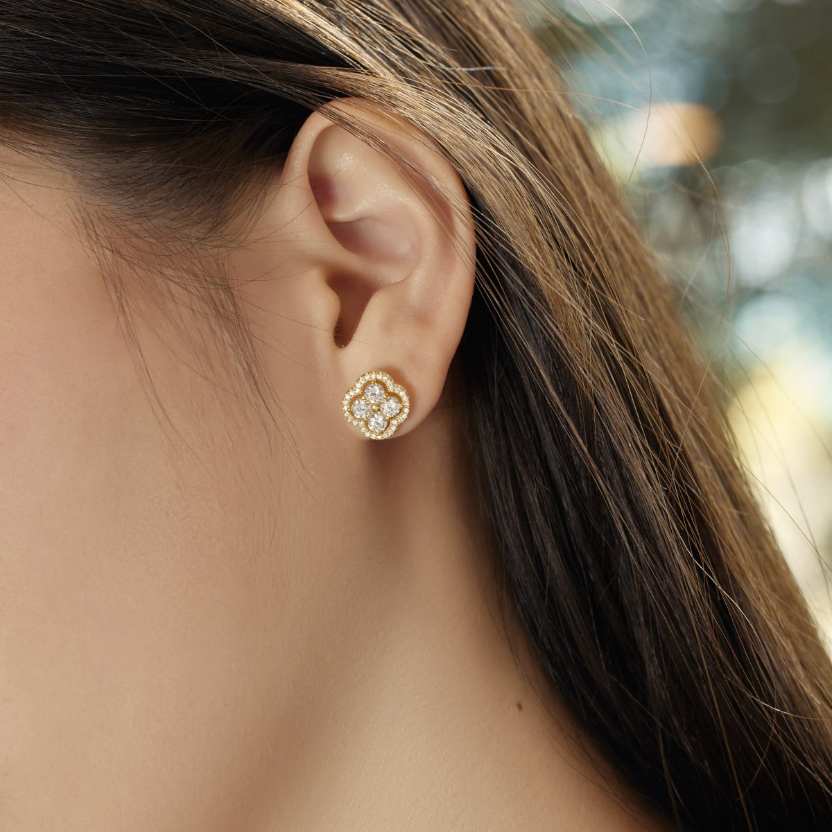 [LuckyStar]Four-Leaf Clover Exquisite Earrings
