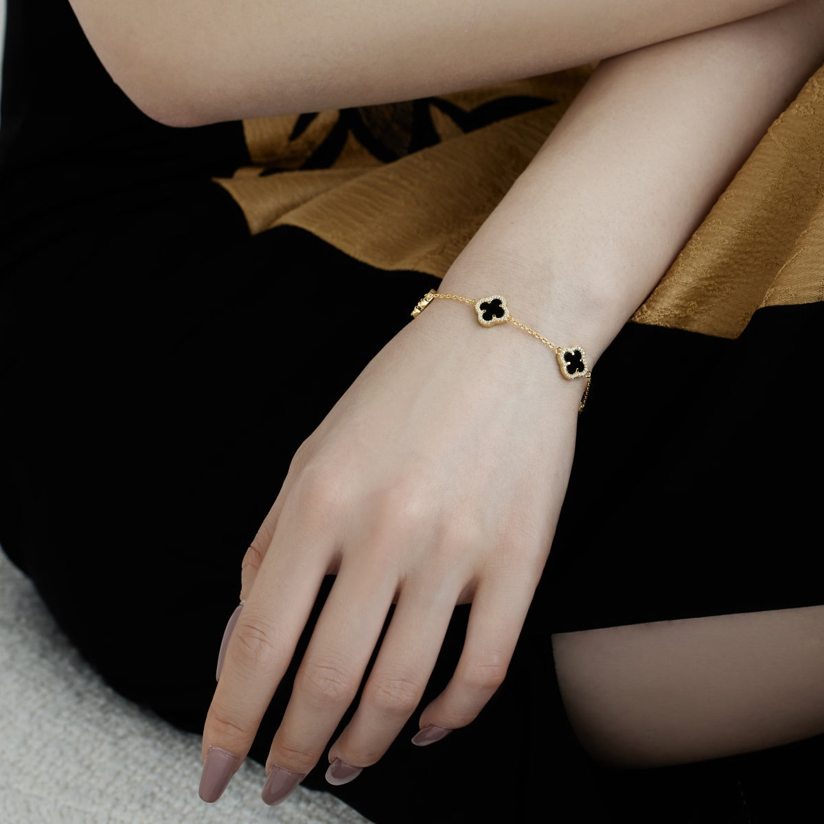 [LuckyStar]Four-Leaf Clover Exquisite Bracelet