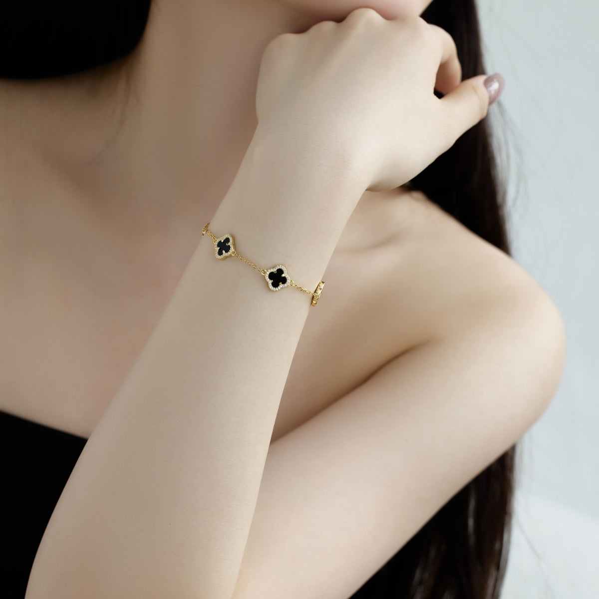 [LuckyStar]Four-Leaf Clover Exquisite Bracelet