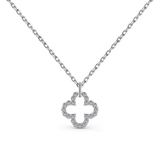 [LuckyStar]Four-Leaf Clover Hollow Design Exquisite Necklace