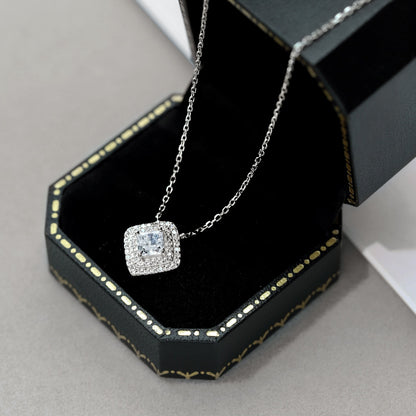 [LuckyStar]Sparkling Asscher Cut Necklace