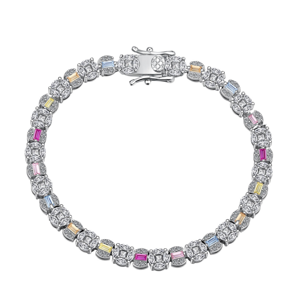 [LuckyStar]Dazzling Radiant Multi Cut Daily Bracelet
